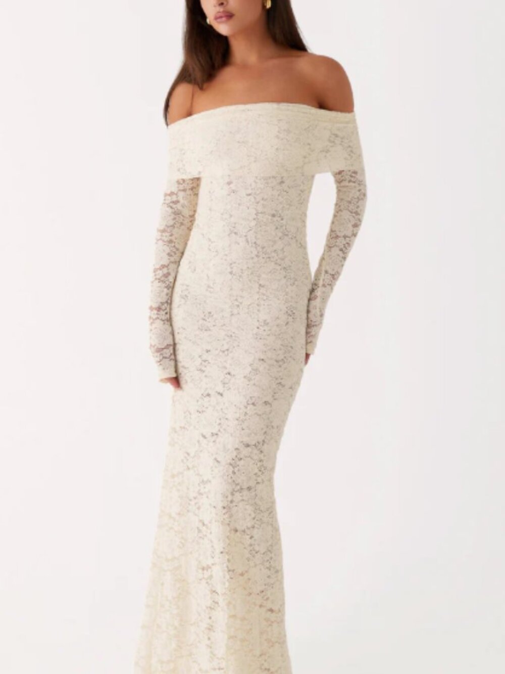 Peppermayo Yours Always Maxi Dress Ivory